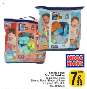 Cora Sac de blocs zak met blokken aanbieding