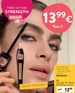 Di Bourjois de mascara twist up the volume bond force aanbieding