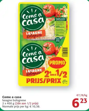 Comarkt Come a casa lasagne bolognese aanbieding