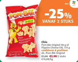 Comarkt Chio Pom-Bär Original of Flippies Cheese XXL aanbieding