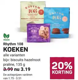 Ekoplaza Rhythm 108 koeken aanbieding