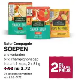 Ekoplaza Natur Compagnie soepen aanbieding