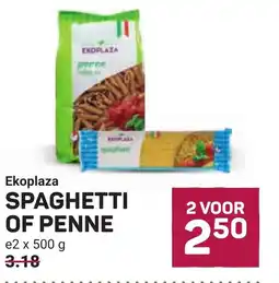 Ekoplaza Ekoplaza spaghetti of penne aanbieding