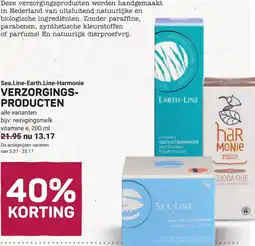 Ekoplaza Sea.line-earth.line-harmonie verzorgings producten aanbieding