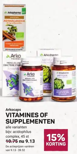 Ekoplaza Arkocaps vitamines of supplementen aanbieding