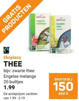 Ekoplaza Ekoplaza thee aanbieding