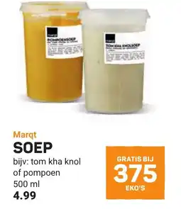 Ekoplaza Marqt soep aanbieding