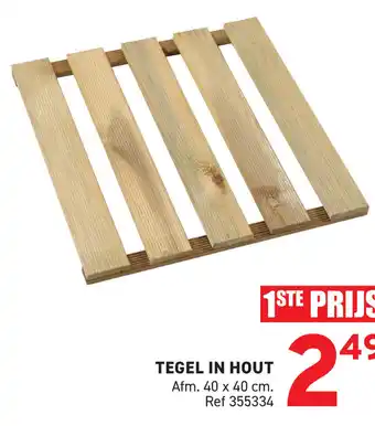 Trafic Tegel in hout aanbieding