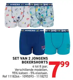 Trafic Set van 2 jongens boxershorts aanbieding