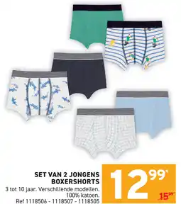 Trafic Set van 2 jongens boxershorts aanbieding