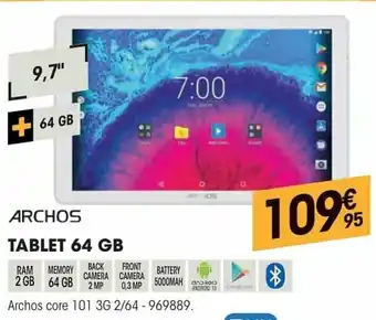 Electro Depot Archos Tablet 64GB aanbieding