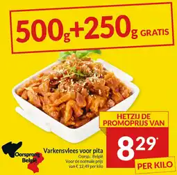 Intermarché Varkensvlees voor pita aanbieding