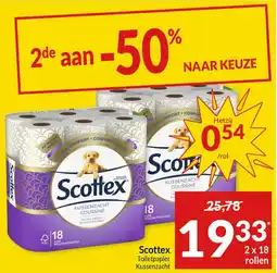 Intermarché Scottex Toiletpapier Kussenzacht aanbieding