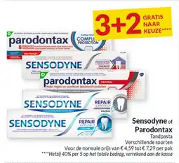 Intermarché Sensodyne of Parodontax Tandpasta aanbieding