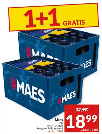 Intermarché Maes Pils aanbieding