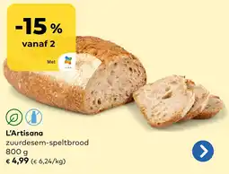 Bio Planet L'Artisana aanbieding