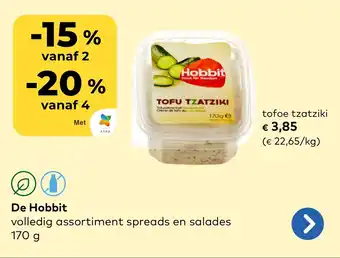 Bio Planet De Hobbit tofoe tzatziki aanbieding