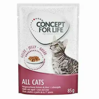 Zooplus 12x85g All Cats in Gelei Concept for Life Kattenvoer aanbieding