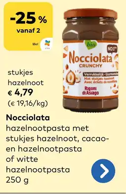 Bio Planet Nocciolata Stukjes Hazelnoot aanbieding