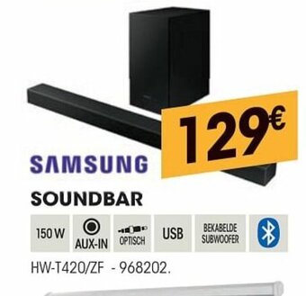 Electro Depot Samsung Soundbar aanbieding