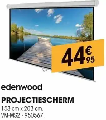 Electro Depot Edenwood Projectiescherm aanbieding