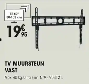 Electro Depot TV Muursteun Vast aanbieding