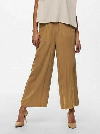 Berca Shoes Only Broek Caly Papaerbag Wide - Bruin aanbieding