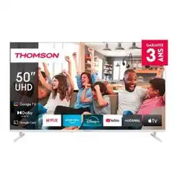 Electro Depot THOMSON 50UG4S14W WIT - TV 4K 50 aanbieding