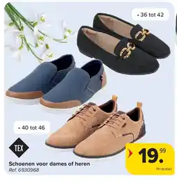 Carrefour Schoenen voor dames of heren aanbieding