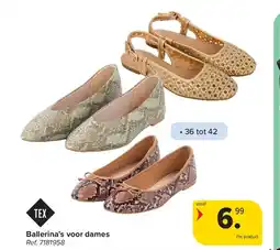 Carrefour Ballerina’s voor dames aanbieding