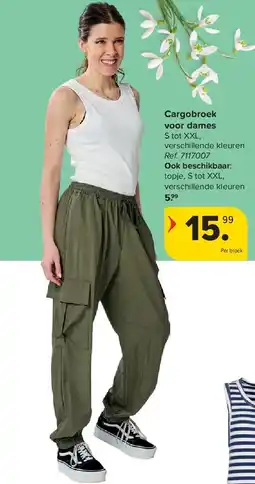 Carrefour Cargobroek voor dames aanbieding