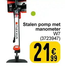 Cora Stalen pomp met manometer aanbieding