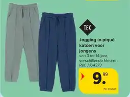 Carrefour Jogging in piqué katoen voor jongens aanbieding