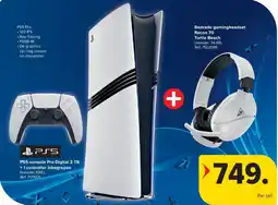 Carrefour PS5-console Pro Digital 2 TB + 1 controller inbegrepen aanbieding