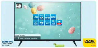 Carrefour SAMSUNG UE55CU7040 LED TV aanbieding