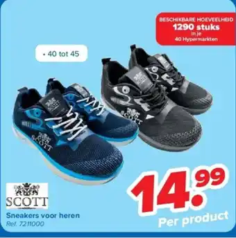 Carrefour Scott sneakers voor heren aanbieding