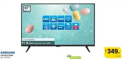 Carrefour SAMSUNG UE43CU7040 4K TV aanbieding