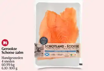 Delhaize Gerookte Schotse zalm aanbieding