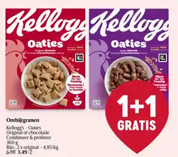 Delhaize Kellogg's Oaties Ontbijtgranen aanbieding