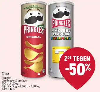 Delhaize Pringles chips aanbieding