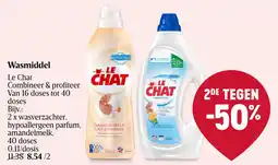 Delhaize Le Chat Wasmiddel aanbieding