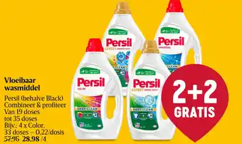 Delhaize Persil Vloeibaar wasmiddel aanbieding