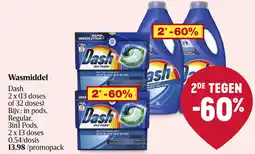 Delhaize Dash Wasmiddel aanbieding