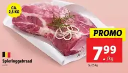 Lidl Spieringgebraad aanbieding