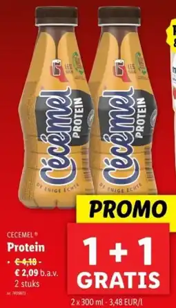 Lidl Cécémel Protein aanbieding