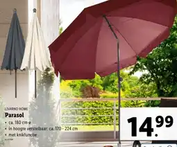 Lidl Livarno home parasol aanbieding