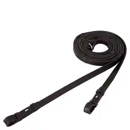 Decathlon Antislip leren paardenteugels blindstoppen BR Equitation aanbieding