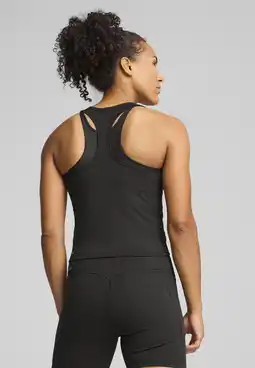 Decathlon CLOUDSPUN Mesh 2-in-1-tanktop voor dames PUMA Black aanbieding