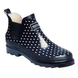Decathlon Geweldige Outdoors Dames Harper Lage Wellington Laarzen (Marine Polka) aanbieding