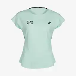 Decathlon KTC Diest tennisshirt dames grijsgroen aanbieding